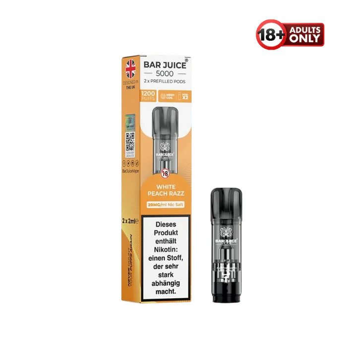 Bar Juice Prefilled Pod White Peach Razz